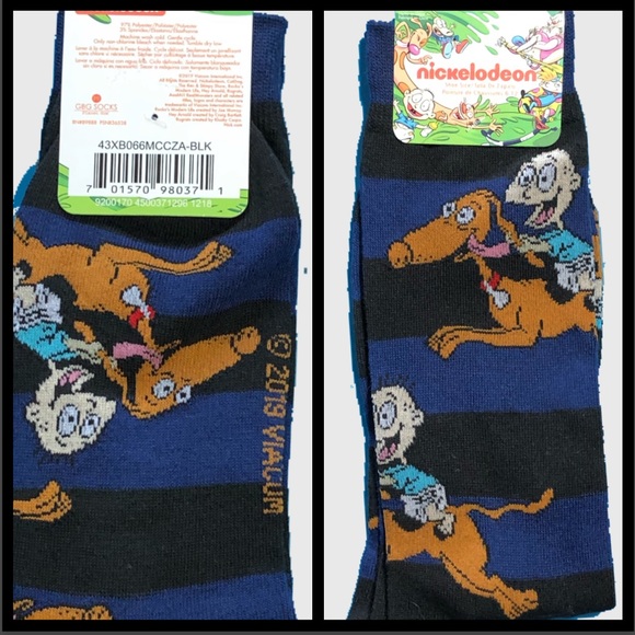 🆕🔴 Nickelodeon Rugrats Socks - Picture 2 of 3